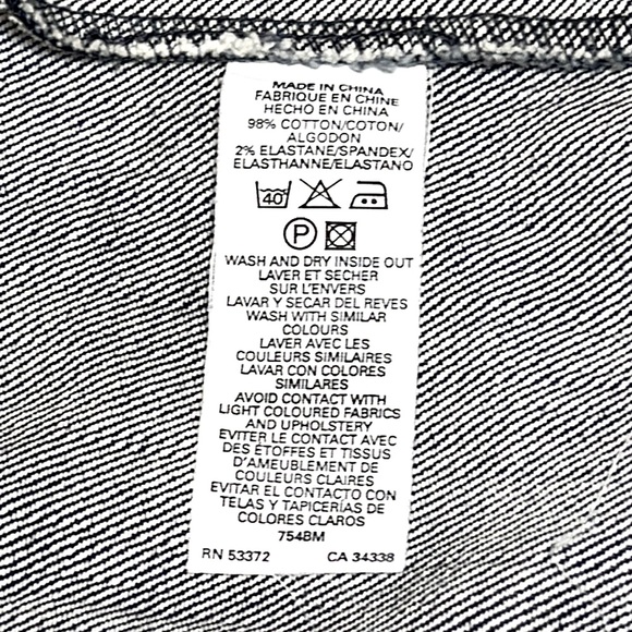 Fcuk blue Jean jacket Size 0 - Picture 5 of 9